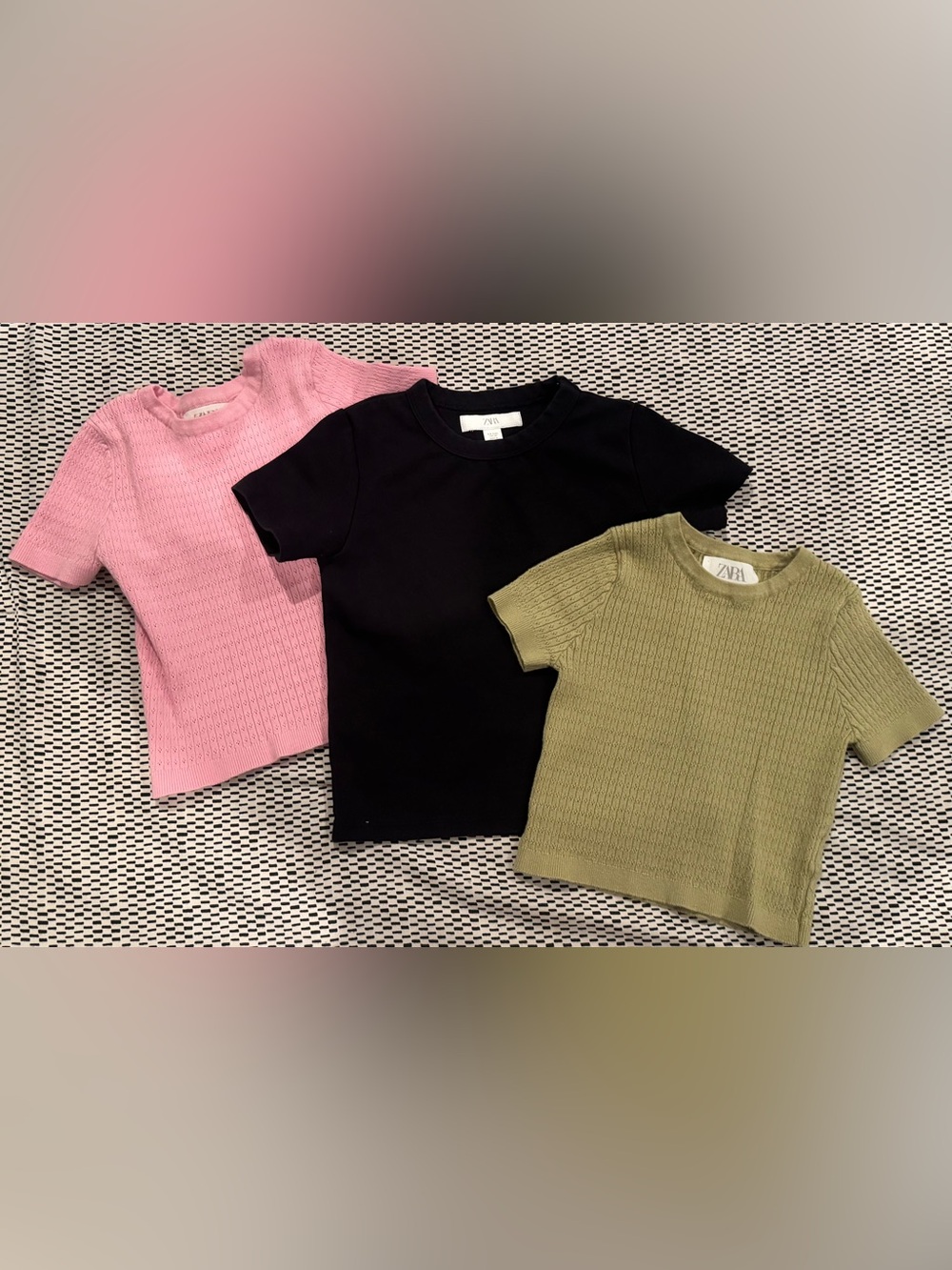 Zara Girls Short-Sleeve tops bundle (8-9)